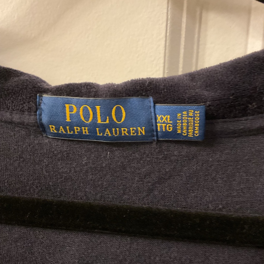Polo/Ralph Lauren Velour Sweatshirt - Picture 3 of 3